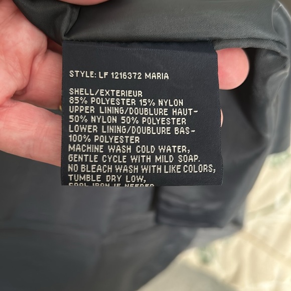 London Fog Lightweight Water Repellent Jacket size 8 - Picture 3 of 3